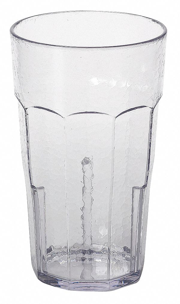 Cambro Tumbler, Clear, 22 oz Capacity, 6.0625 in Overall Height, 3.6875 in Diameter - CALT22152