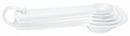 Rubbermaid Measuring Spoon Set, 1/8 tsp - 1 Tbsp Capacity, White - FG8316ASWHT
