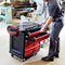 Rubbermaid Mobile Cabinet Workbench, Structural Foam Plastic, 19 13/16 in Depth, 33 1/2 in Height, 32 5/8 in Wi - FG773488BLA