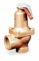 Watts Bronze Safety Relief Valve, FNPT Inlet Type, FNPT Outlet Type - 1 174A 125
