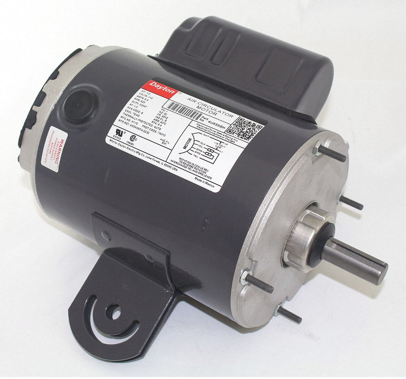 Dayton 1/2 HP Pedestal Fan Motor, Permanent Split Capacitor, 825 Nameplate RPM,115 Voltage, Frame 48YZ - 4UX59