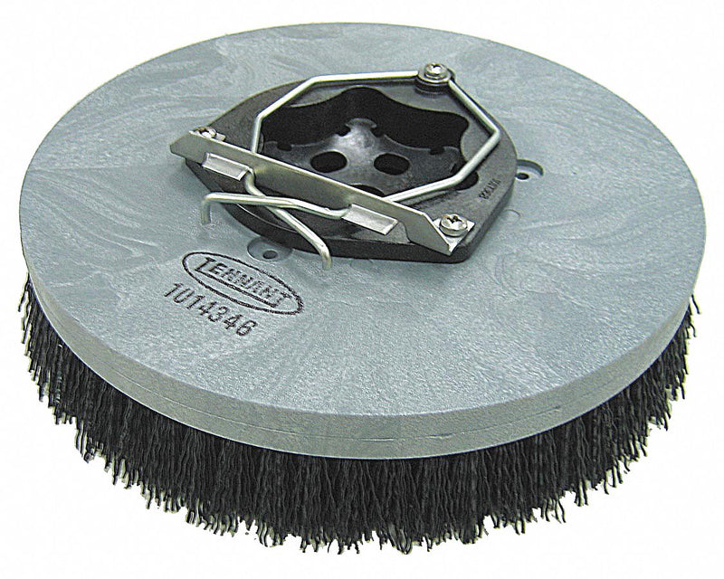 Nobles 17" Round Cleaning, Scrubbing Rotary Brush for 17" Machine Size, Black - 1016765