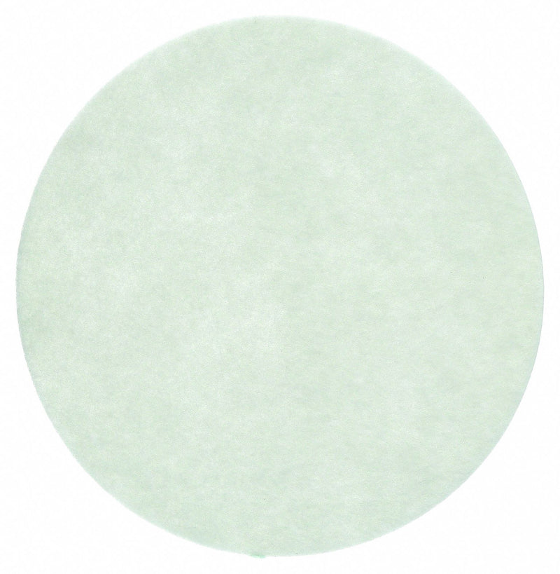 3M 19 in Polyester Fiber Round Carpet Bonnet, 150 to 200 rpm, White, 5 PK - 48011086064
