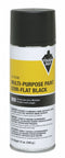 Tough Guy Spray Paint in Semi-Flat Black for Masonry, Metal, Wood, 12 oz - 251836
