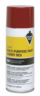 Tough Guy Spray Paint in Gloss Cherry Red for Masonry, Metal, Wood, 12 oz. - 251847