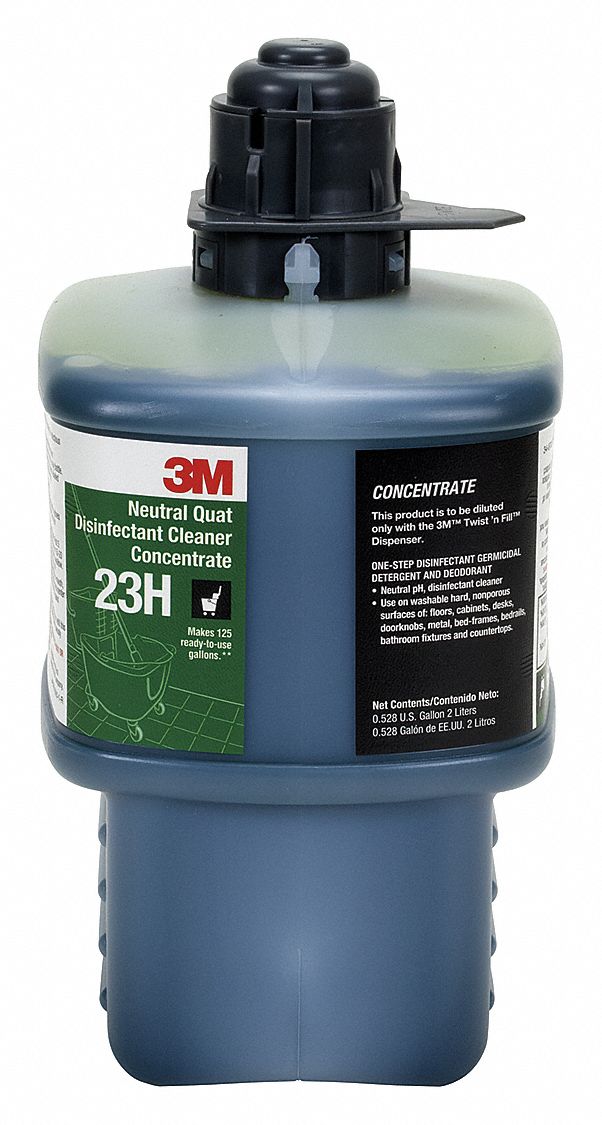 3M Cleaner and Disinfectant For Use With 3M(TM) Twist 'n Fill(TM) Chemical Dispenser, 1 EA - 23H