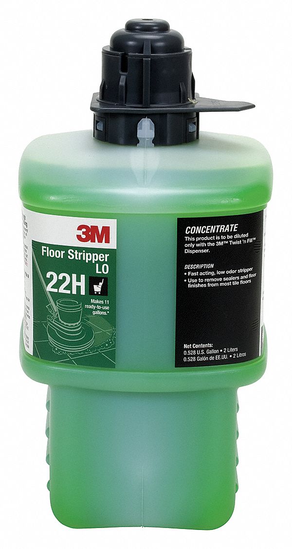 3M Floor Stripper For Use With 3M(TM) Twist 'n Fill(TM) Chemical Dispenser, 1 EA - 22H