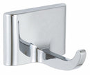 Top Brand Overall Height 1 1/2 in, Overall Depth 2 in, Chrome, Bathroom Hook, Mounting Hardware Includes - 4WMK7