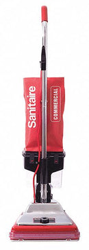 Sanitaire Upright Vacuum, Bagless, 12 in Cleaning Path Width, 145 cfm, 18.5 lb Weight, 120 V Voltage - SC887E