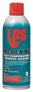 LPS Contact Cleaner, 11 oz Aerosol Can, Solvent Liquid, 1 EA - 6616