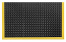 Notrax Drainage Mat, 5 ft 4 in L, 3 ft 2 in W, 7/8 in Thick, Rectangle, Black with Yellow Border - 549S3864YB