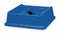 Rubbermaid Untouchable Series Paper Slot Recycling Top, Square, Dome, 35 gal, Blue - FG279400DBLUE