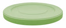 Tough Guy Trash Can Top, Round, Flat, 35 gal, 40 gal, 45 gal, 50 gal, 55 gal, Green - 4YKK4