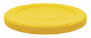 Tough Guy Trash Can Top, Round, Flat, 35 gal, 40 gal, 45 gal, 50 gal, 55 gal, Yellow - 4YKL3
