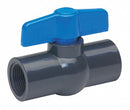 Top Brand Ball Valve, PVC, Inline, 1-Piece, Pipe Size 3/4 in, Connection Type FNPT x FNPT - 107-134-NPG