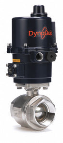 Dynaquip 316 Stainless Steel Electronic Actuated Ball Valve, 2 in Pipe Size, 120V AC Voltage - E2S28AJE07