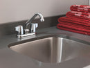 Moen Low Arc Laundry Sink Faucet, Dome Lever Faucet Handle Type, 2.2 gpm, Chrome - 74998
