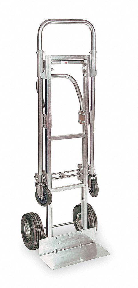 Dayton Convertible Hand Truck, Load Capacity as Hand Truck 500 lb, Load Capacity as Platform Truck 650 lb - 4ZJ34