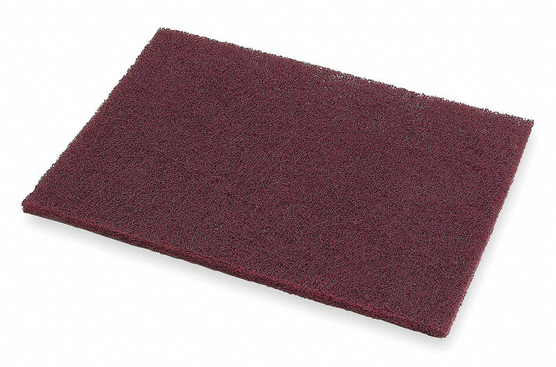 Scotch-Brite Sanding Hand Pad, 9 in Length, 6 in Width, Non-Woven, Aluminum Oxide - 7447