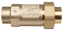 Apollo Check Valve, 3/4 in, Dual, Inline, Bronze, FNPT x FNPT - 4ALF3A44A