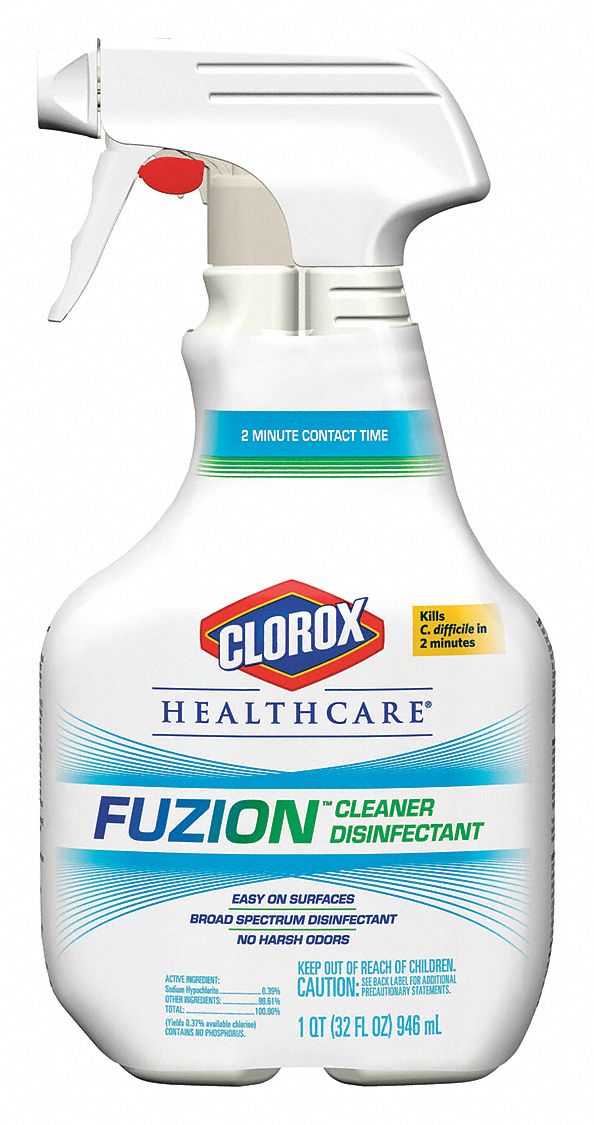 Clorox Disinfectant, 32 oz. Cleaner Container Size, Trigger Spray Bottle Cleaner Container Type - 31478