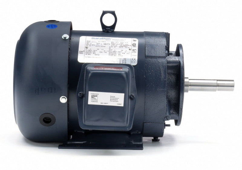 Marathon Motors 3 HP Close-Coupled Pump Motor,3-Phase,1750 Nameplate RPM,230/460 Voltage,182JM - 182TTFBD6031