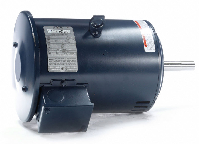 Marathon Motors 7 1/2 HP Close-Coupled Pump Motor,3-Phase,3490 Nameplate RPM,230/460 Voltage,184JMV - 184TTDW16310