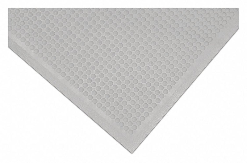 Notrax Autoclavable Mat, 3 ft L, 24 in W, 3/8 in Thick, Gray - 448S0023GY