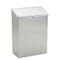 Hospeco Wall Mount Sanitary Napkin Receptacle, Stainless Steel - HOSND1E