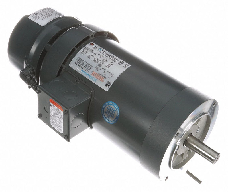 Marathon Motors 2 HP Brake Motor,3-Phase,1745 Nameplate RPM,230/460 Voltage,Frame 145TC - 145TTFR16362