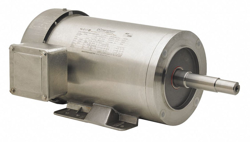 Marathon Motors 1 HP Close-Coupled Pump Motor,3-Phase,1725 Nameplate RPM,230/460 Voltage,143JM - 143TTWD16038