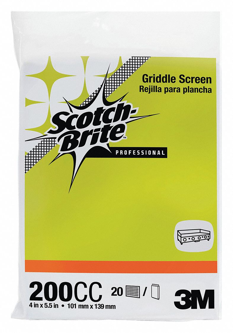 Scotch-Brite 200CC - Screen Pad 4 L x 5-1/2 W Brown PK20