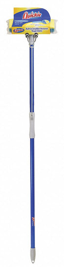 Quickie Screw On Sponge Wet Mop Head and Handle, Green, 48 in Handle Length - 45HPM