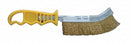 Tough Guy 9-27/32"L Brass Short Handle Scratch Brush, 1 EA - 54VL38