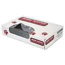 Jaguar Industrial Strength Low-Density Commercial Can Liners, 33 Gal, 1.3 Mil, 33" X 39", Gray, 100/Carton - JAGG3339G