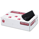 Jaguar Industrial Strength Low-Density Commercial Can Liners, 60 Gal, 1.7 Mil, 38" X 58", Black, 100/Carton - JAGG3858HBL