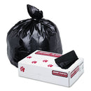 Jaguar Industrial Strength Low-Density Commercial Can Liners, 60 Gal, 1.7 Mil, 38" X 58", Black, 100/Carton - JAGG3858HBL