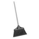 Libman Housekeeper Broom, 54" Overall Length, Steel Handle, Black/Gray, 6/Ct - LBN499