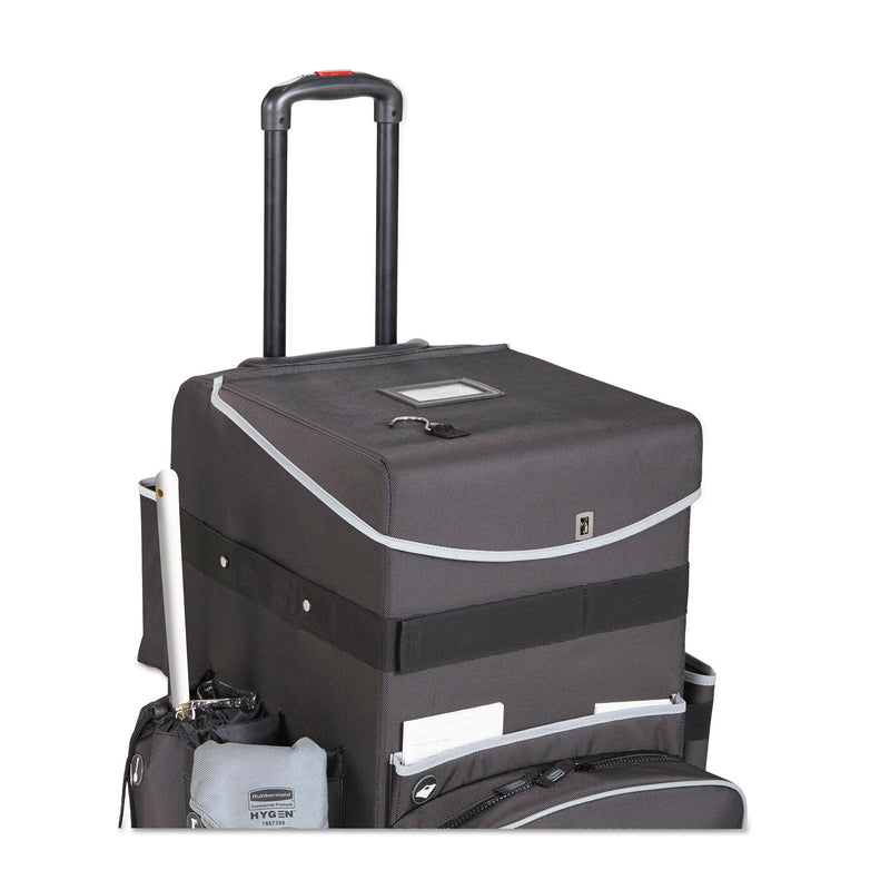 Rubbermaid Executive Quick Cart, Large, 14.25W X 16.5D X 25H, Dark Gray - RCP1902465