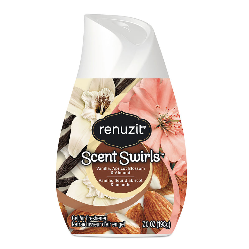Renuzit Adjustables Air Freshener, Vanilla, Apricot Blossom & Almond, 7 Oz Solid, 12/Carton - DIA03661CT