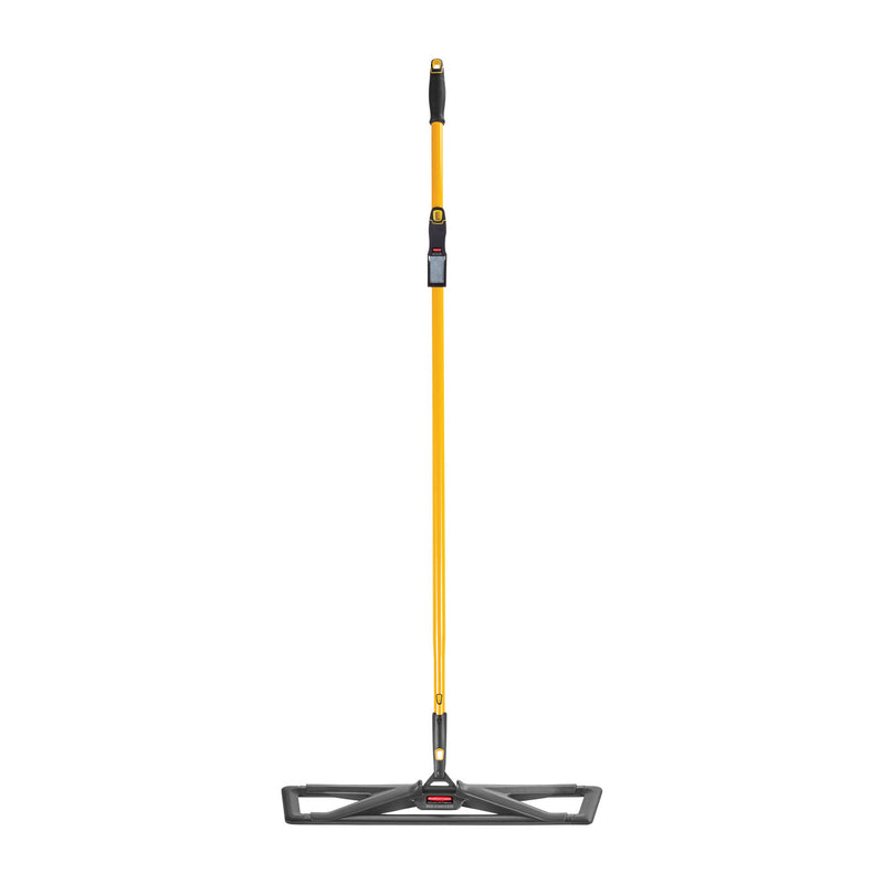Rubbermaid Maximizer Dust Mop Frame With Handle And Scraper, 36" X 5.5", Yellow/Black - RCP2018809