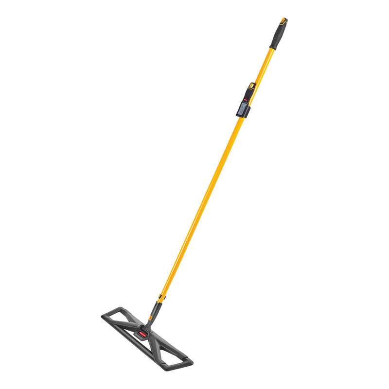 Rubbermaid Maximizer Dust Mop Frame With Handle And Scraper, 36" X 5.5", Yellow/Black - RCP2018809