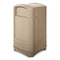 Rubbermaid Plaza Indoor/Outdoor Waste Container, Rectangular, Plastic, 50 Gal, Beige - RCP396400BG