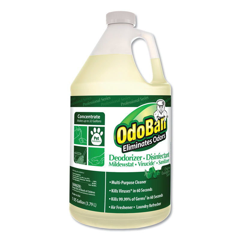 Odoban Concentrated Odor Eliminator And Disinfectant, Eucalyptus, 1 Gal Bottle - ODO911062G4EA