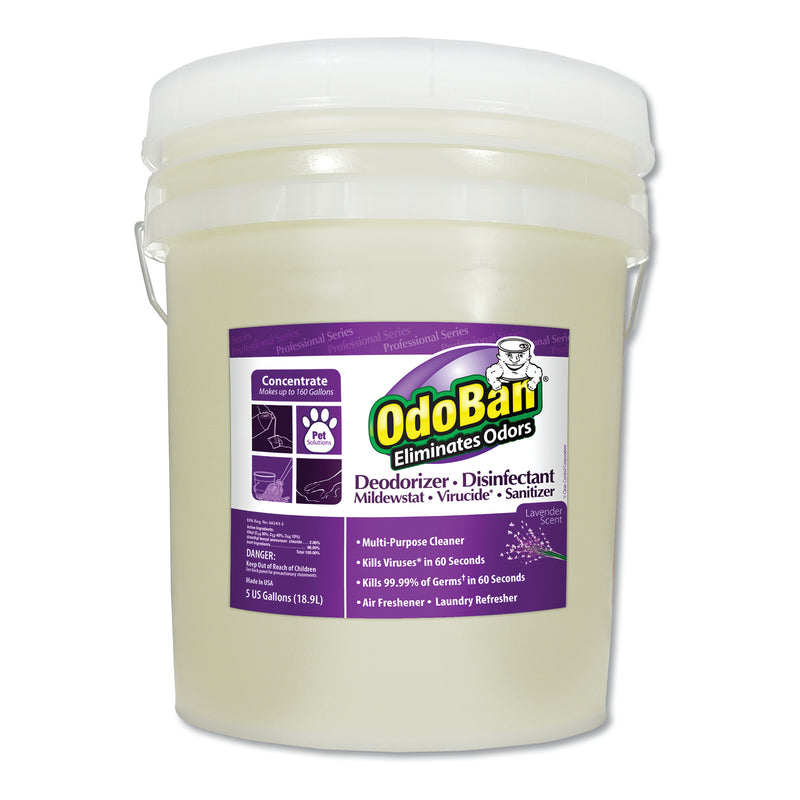 Concentrated Odor Eliminator and Disinfectant, Lavender Scent, 5 gal Pail Concentrated Odor Eliminator and Disinfectant, Lavender Scent, 5 gal Pail