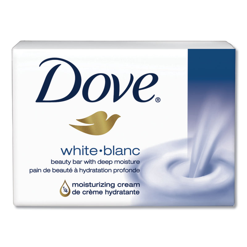 Dove Moisturizing Bar Soap, Pleasant Scent, 3.15Oz, 48/Carton - DVOCB614243