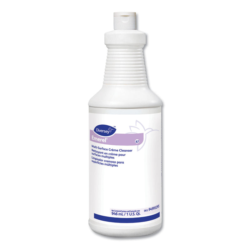 Diversey Emerel Multi-Surface Creme Cleanser, Fresh Scent, 32Oz Bottle, 12/Carton - DVO94995295