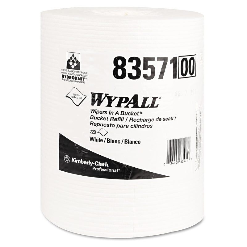 Wypall X70 Wipers In A Bucket Refills, No Bucket, 10 X 13, 220/Rolls, 3 Rolls/Carton - KCC83571