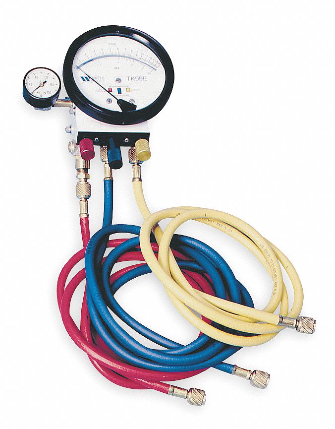 Watts Backflow Preventer Test Kit, 5 Valve, Includes: (12) Hose Adapters, (3) 6 ft Hoses, (3) Test Valves, - TK-99E