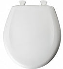 Bemis Round, Standard Toilet Seat Type, Closed Front Type, Includes Cover Yes, White - 7BGR200SLT 000